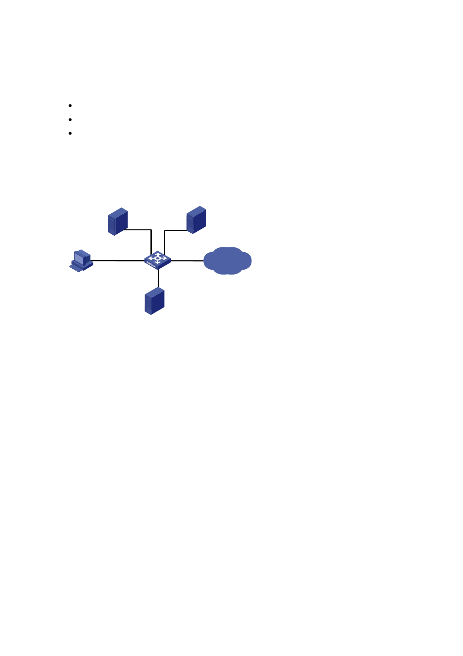 Web authentication configuration example, Network requirements, Network diagram | Configuration procedure | H3C Technologies H3C S3100 Series Switches User Manual | Page 475 / 1056