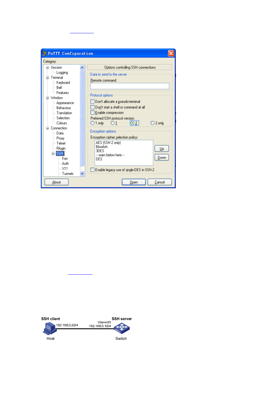 Network requirements, Network diagram | H3C Technologies H3C S3100 Series Switches User Manual | Page 744 / 1056