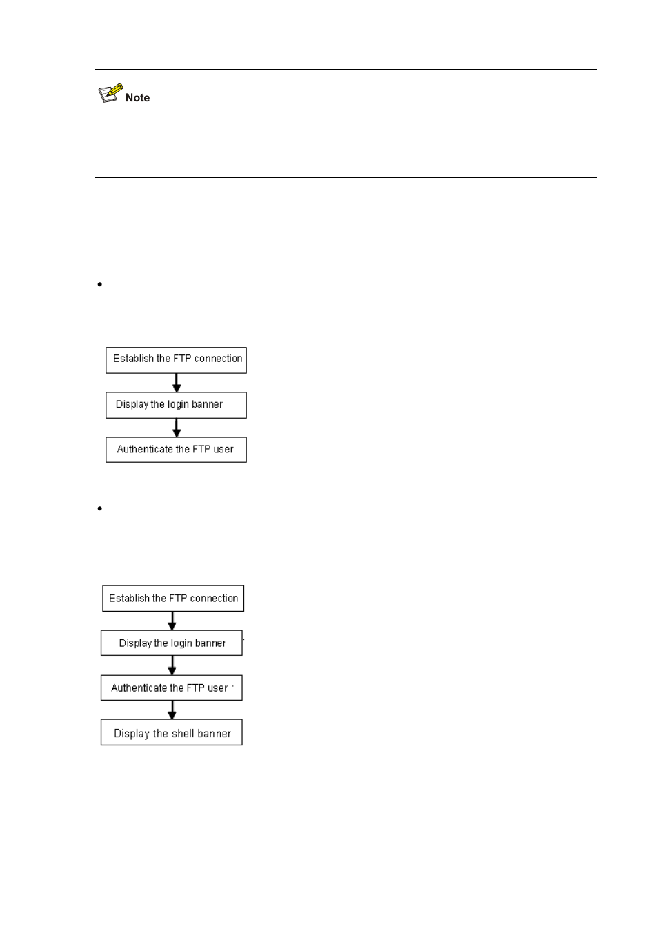 Configuring the banner for an ftp server | H3C Technologies H3C S3100 Series Switches User Manual | Page 769 / 1056