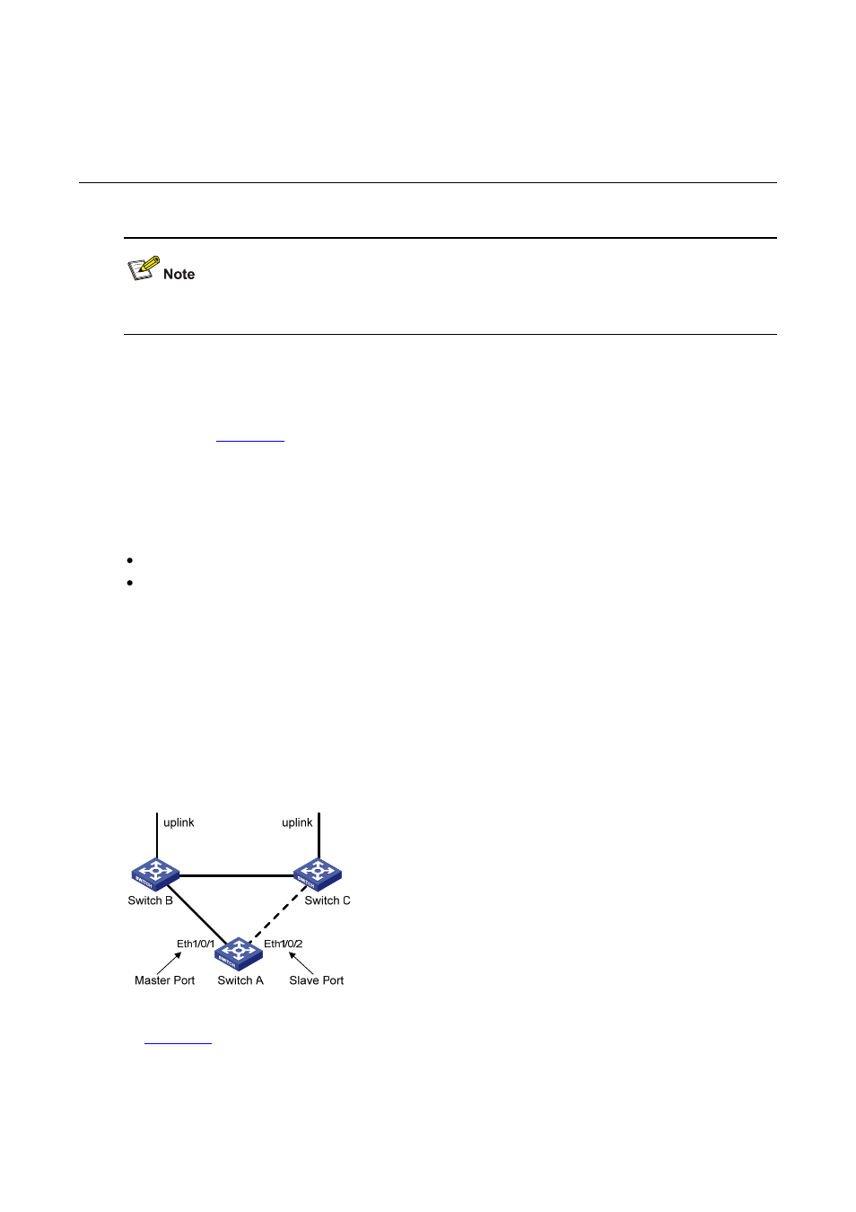1 smart link configuration, Smart link overview, Basic concepts in smart link | Smart link group, Smart link configuration | H3C Technologies H3C S3100 Series Switches User Manual | Page 947 / 1056