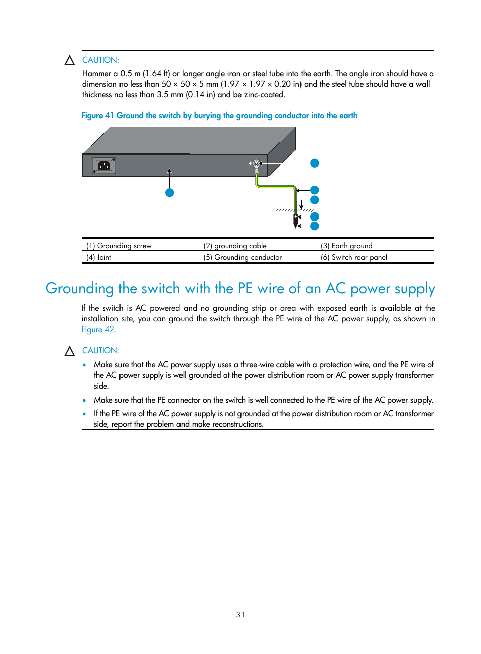 H3C Technologies H3C S3100V2 Series Switches User Manual | Page 37 / 69