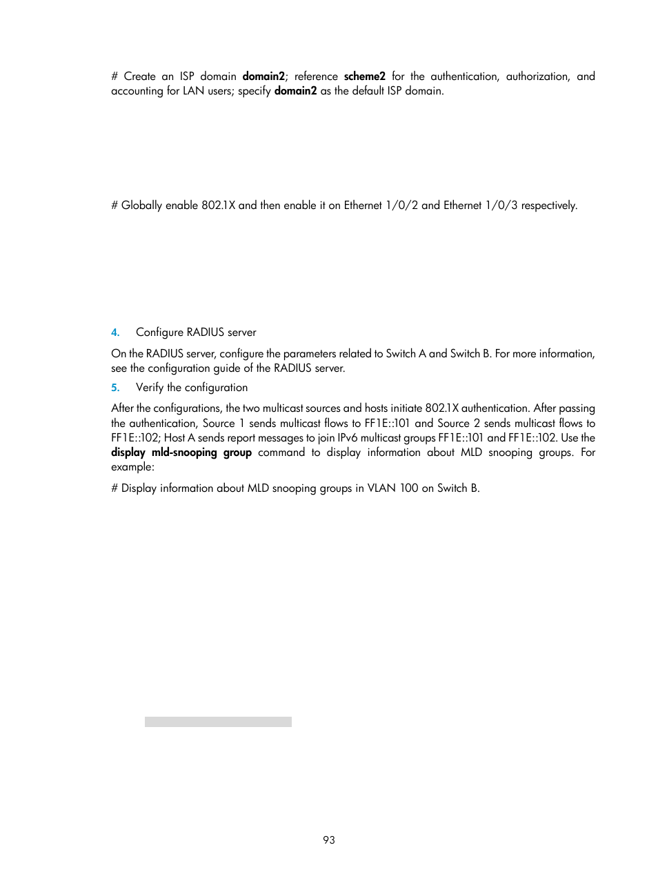 H3C Technologies H3C S3100V2 Series Switches User Manual | Page 101 / 111