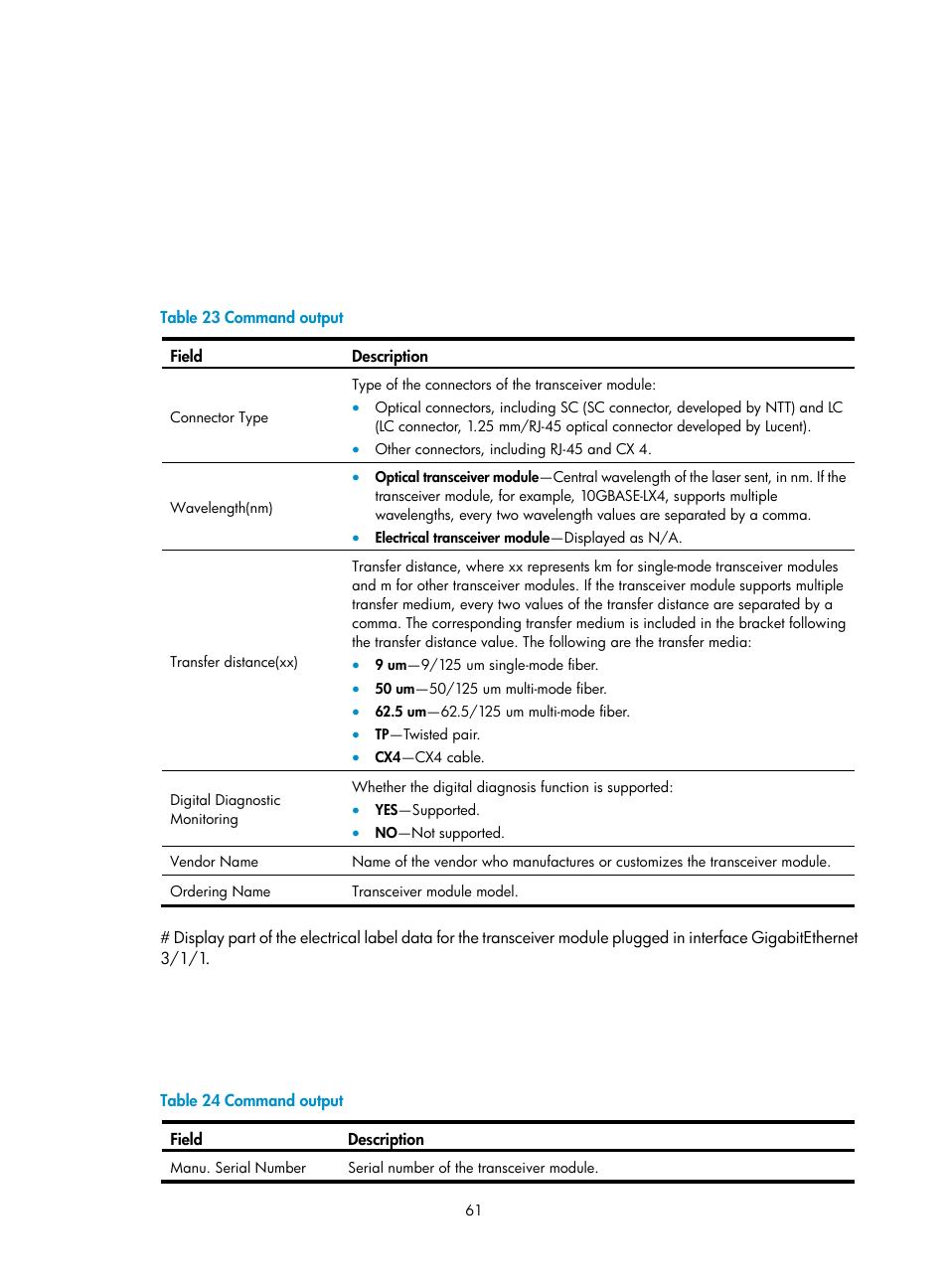 H3C Technologies H3C SR8800 User Manual | Page 71 / 135
