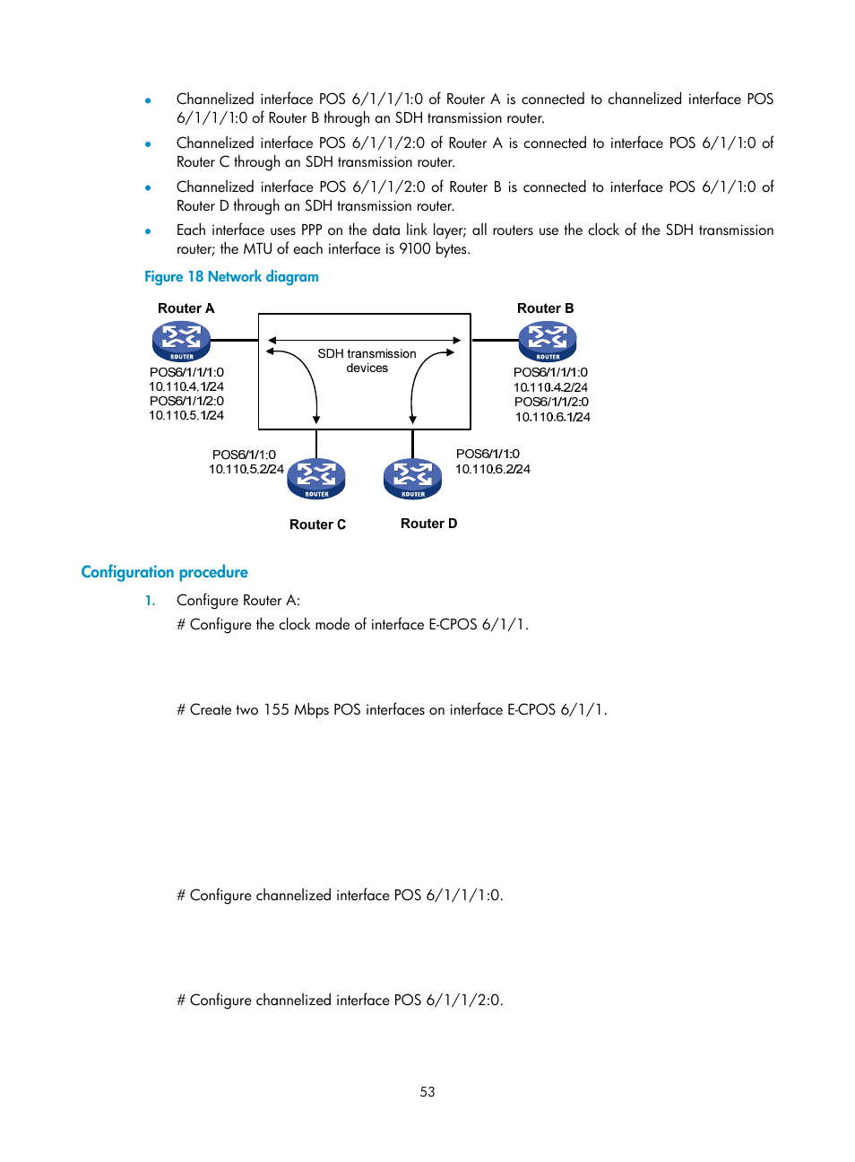 Configuration procedure | H3C Technologies H3C SR8800 User Manual | Page 60 / 66