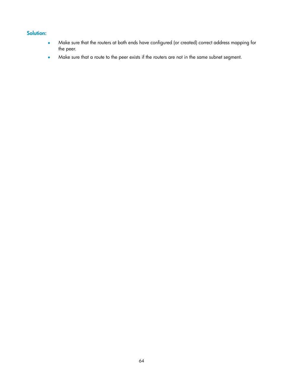 Solution | H3C Technologies H3C SR8800 User Manual | Page 72 / 78