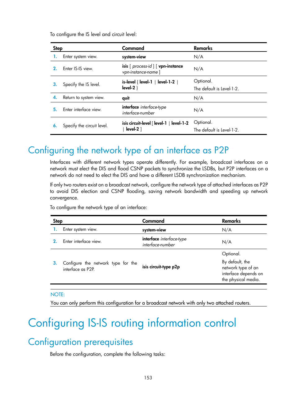 Configuring is-is routing information control, Configuration prerequisites, Configuring is-is | Routing information control | H3C Technologies H3C SR8800 User Manual | Page 169 / 431
