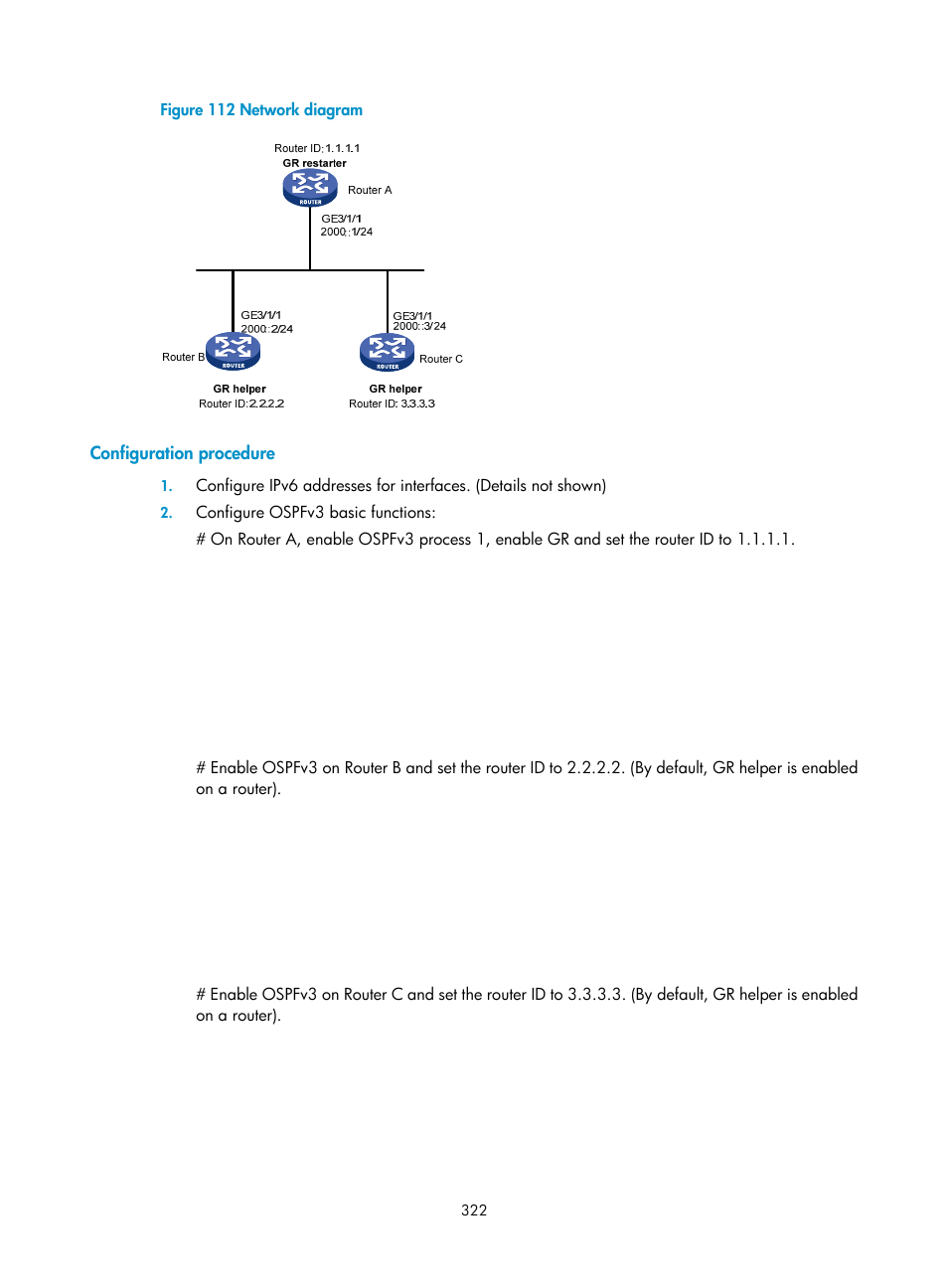 Configuration procedure | H3C Technologies H3C SR8800 User Manual | Page 338 / 431