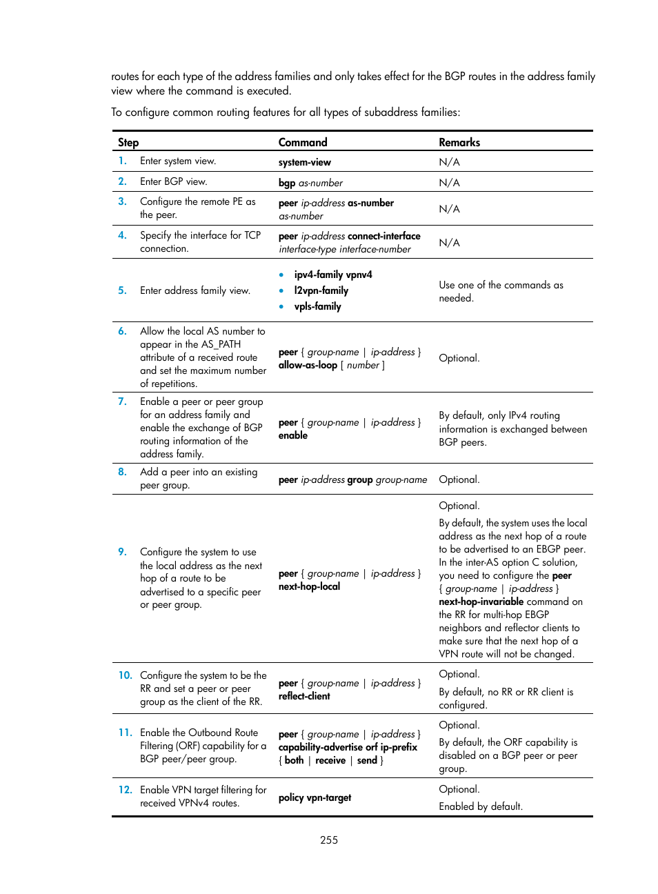 H3C Technologies H3C SR8800 User Manual | Page 266 / 410