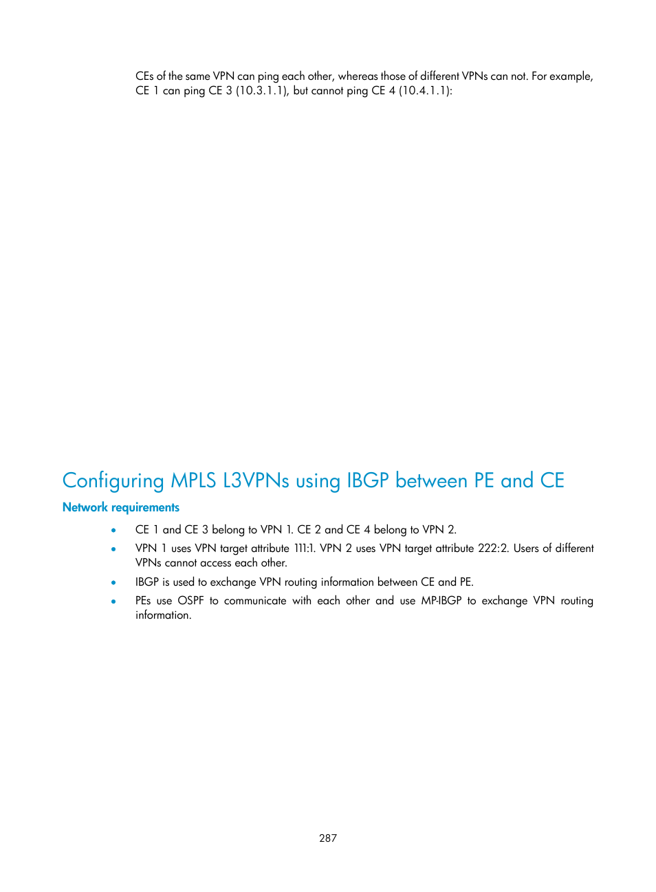 Network requirements | H3C Technologies H3C SR8800 User Manual | Page 298 / 410