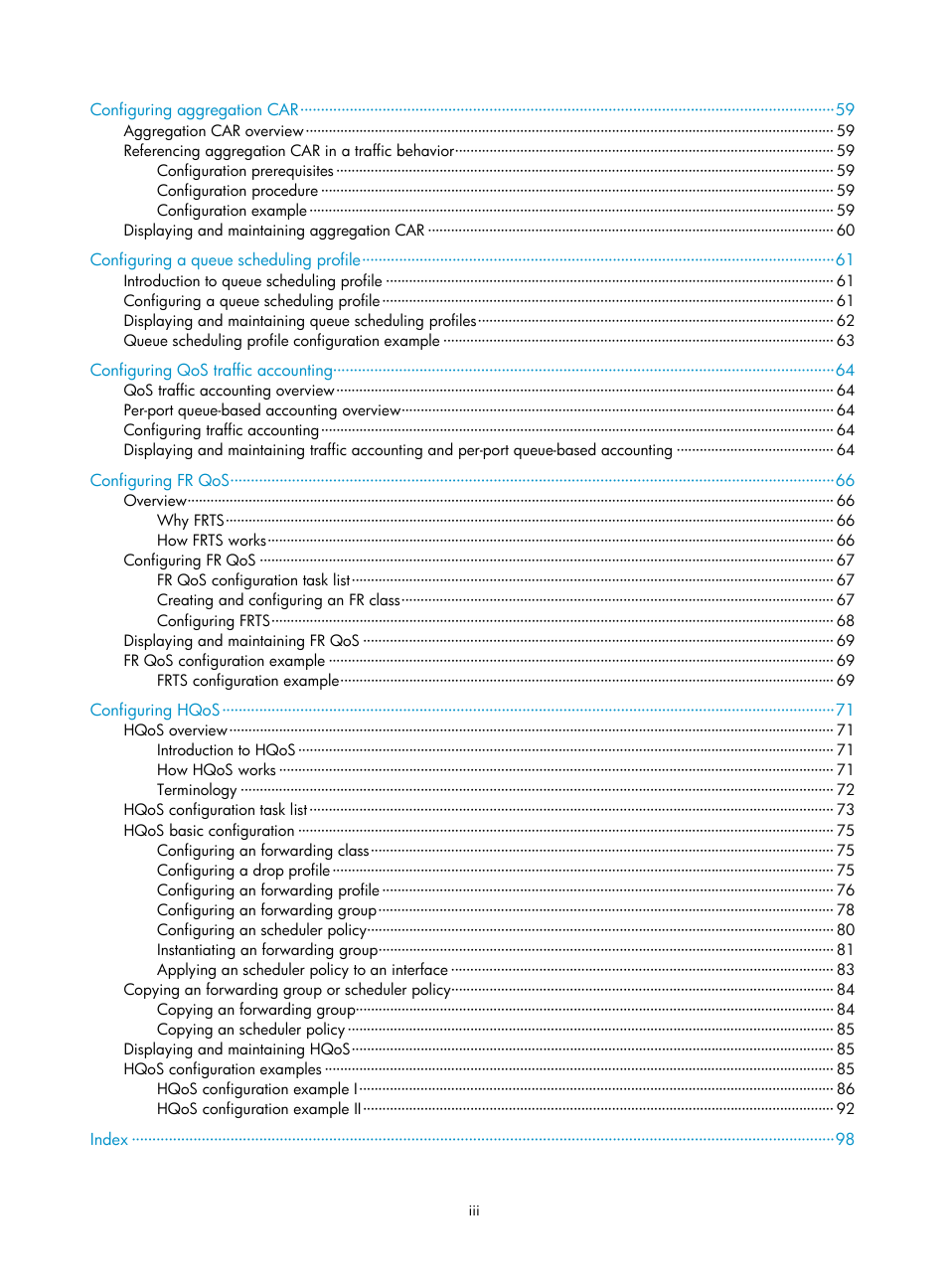 H3C Technologies H3C SR8800 User Manual | Page 9 / 108