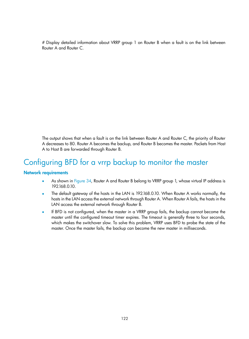 Network requirements | H3C Technologies H3C SR8800 User Manual | Page 131 / 149