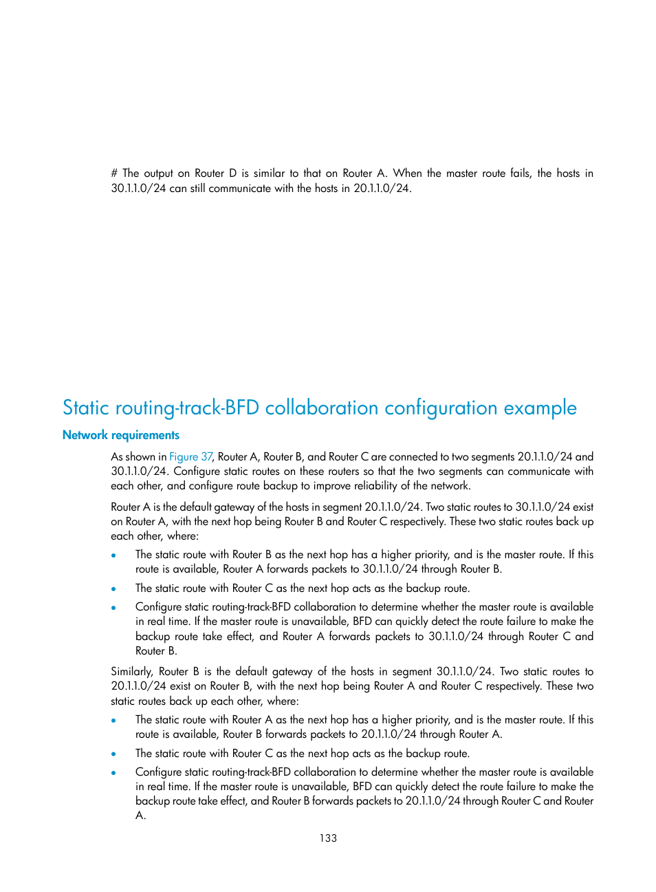 Network requirements | H3C Technologies H3C SR8800 User Manual | Page 142 / 149