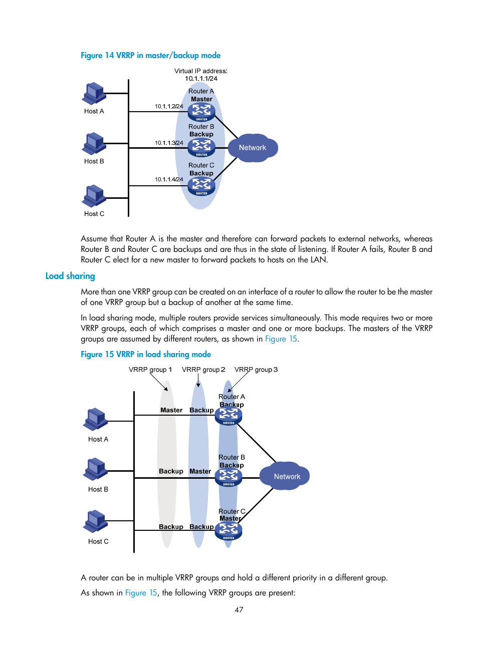 Load sharing | H3C Technologies H3C SR8800 User Manual | Page 56 / 149