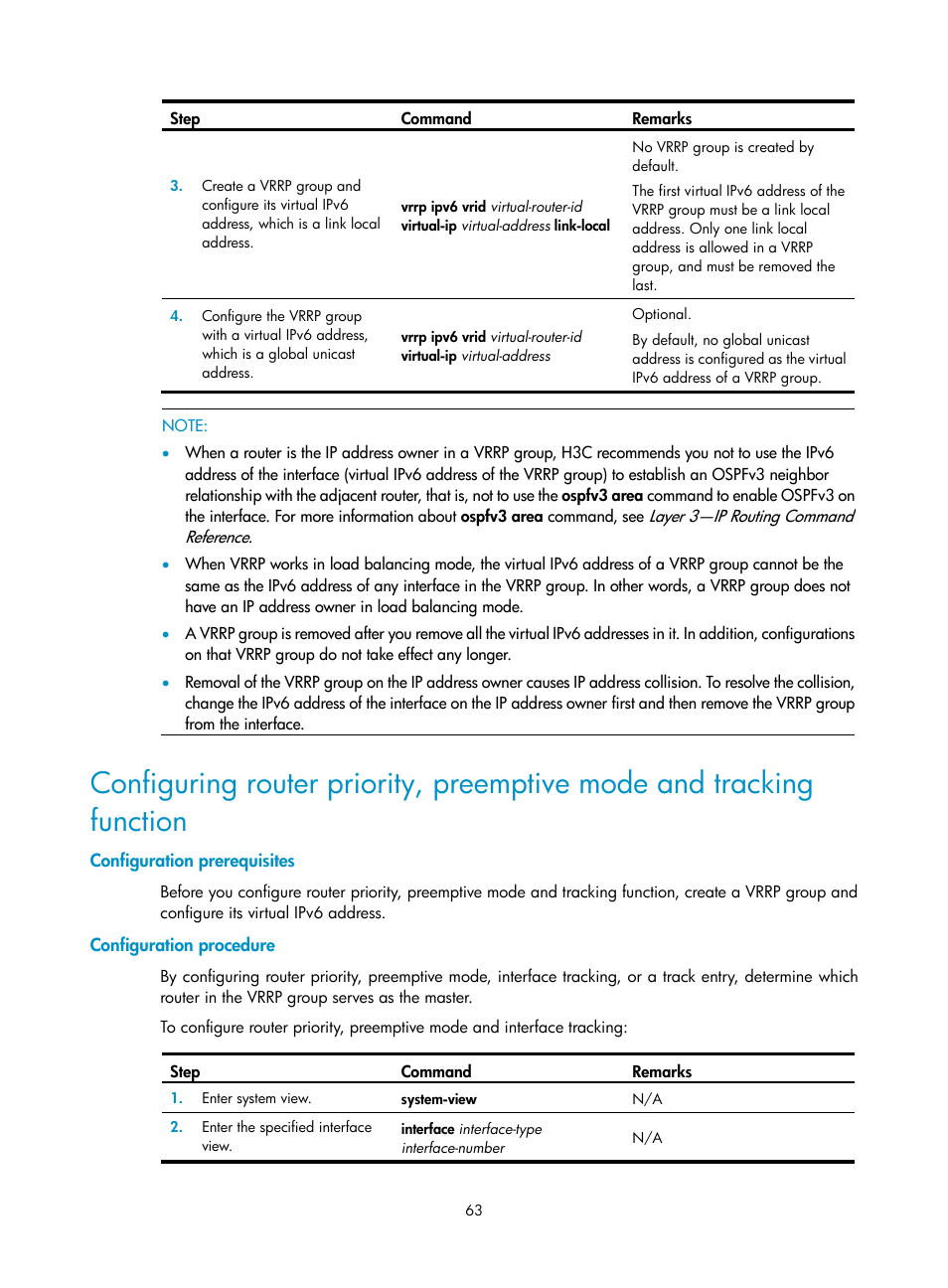 Configuration prerequisites, Configuration procedure | H3C Technologies H3C SR8800 User Manual | Page 72 / 149