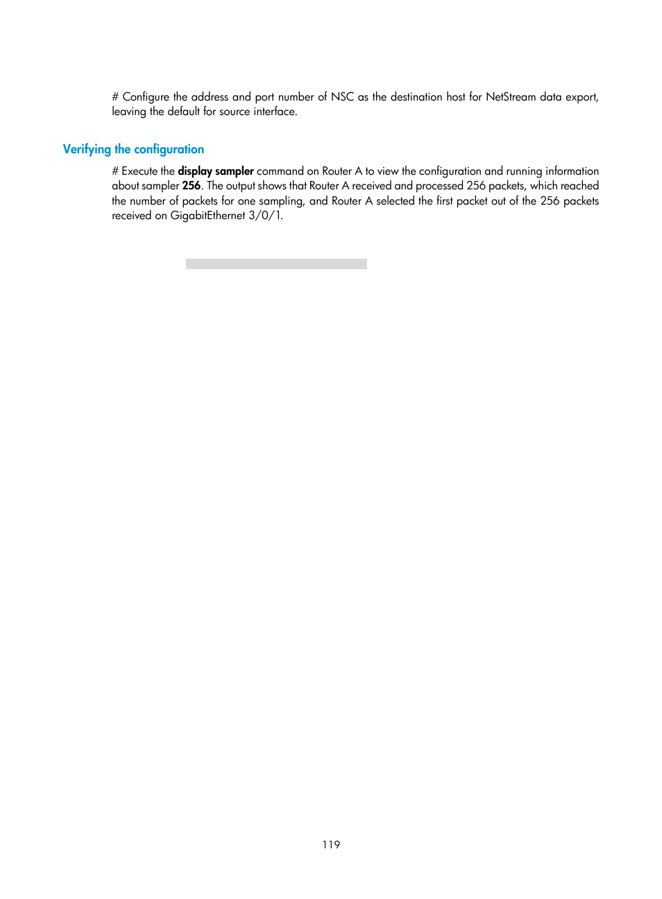 Verifying the configuration | H3C Technologies H3C SR8800 User Manual | Page 131 / 210