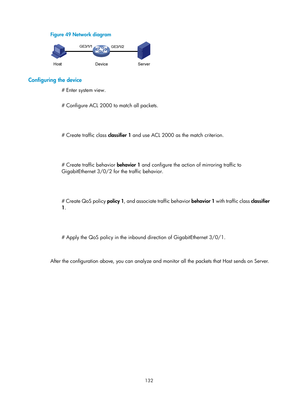 Configuring the device | H3C Technologies H3C SR8800 User Manual | Page 144 / 210