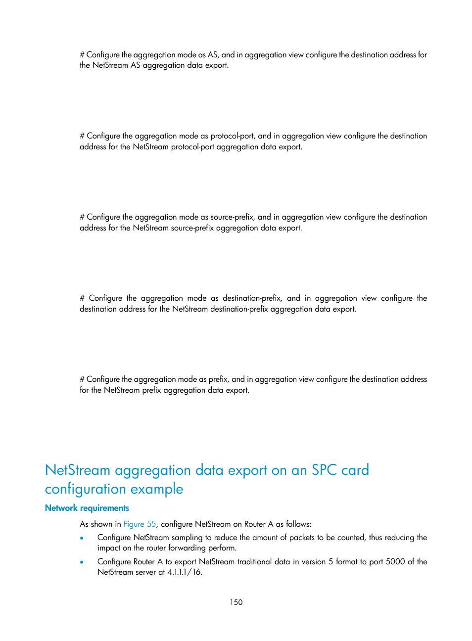 Network requirements | H3C Technologies H3C SR8800 User Manual | Page 162 / 210