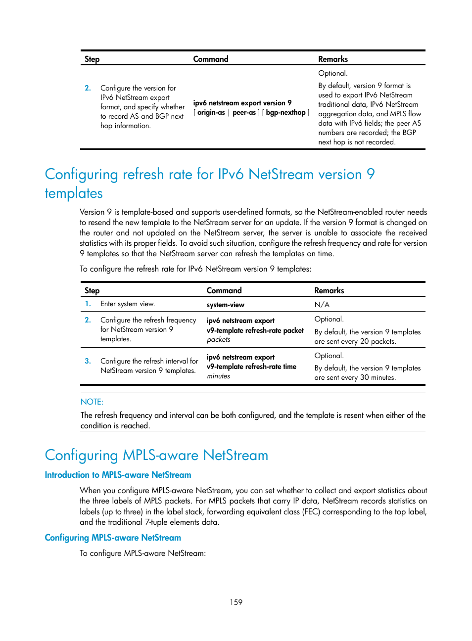 Configuring mpls-aware netstream, Introduction to mpls-aware netstream | H3C Technologies H3C SR8800 User Manual | Page 171 / 210