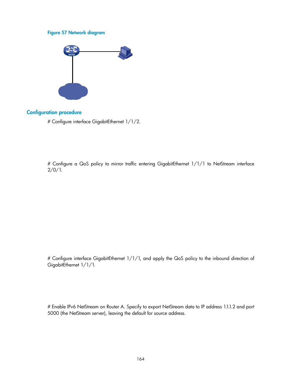 Configuration procedure | H3C Technologies H3C SR8800 User Manual | Page 176 / 210