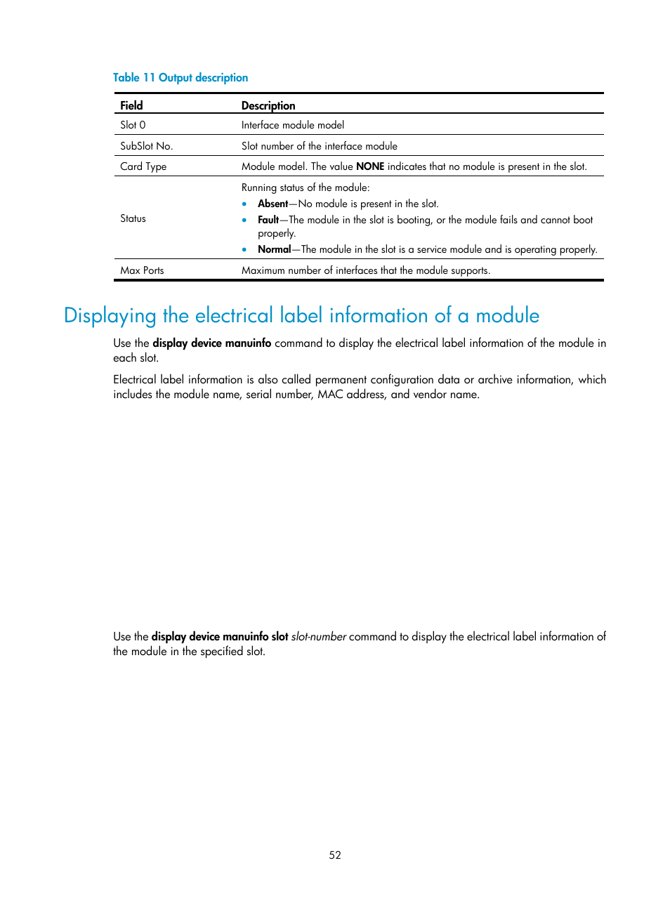 H3C Technologies H3C SR6600-X User Manual | Page 62 / 106