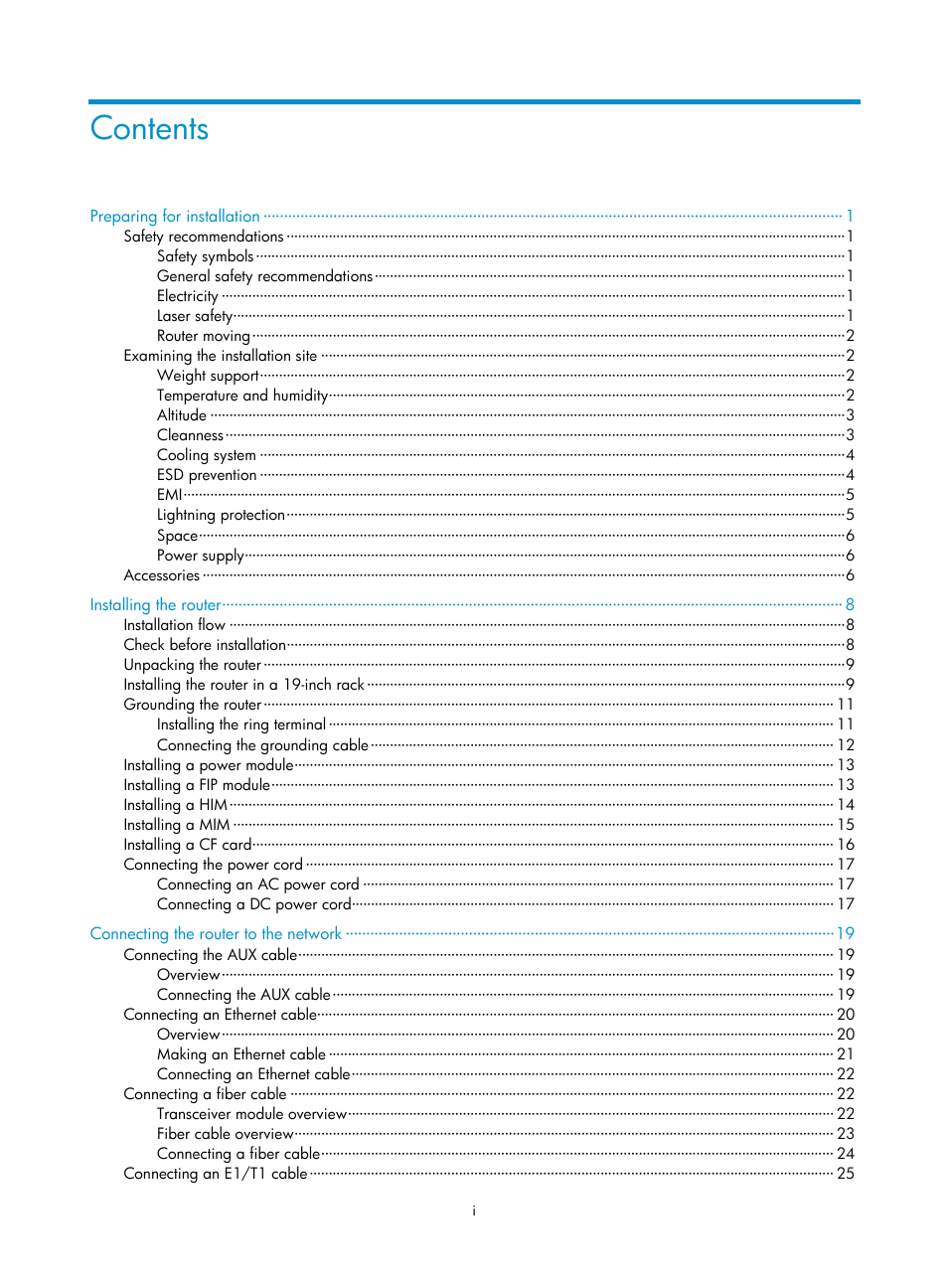 H3C Technologies H3C SR6600-X User Manual | Page 7 / 106