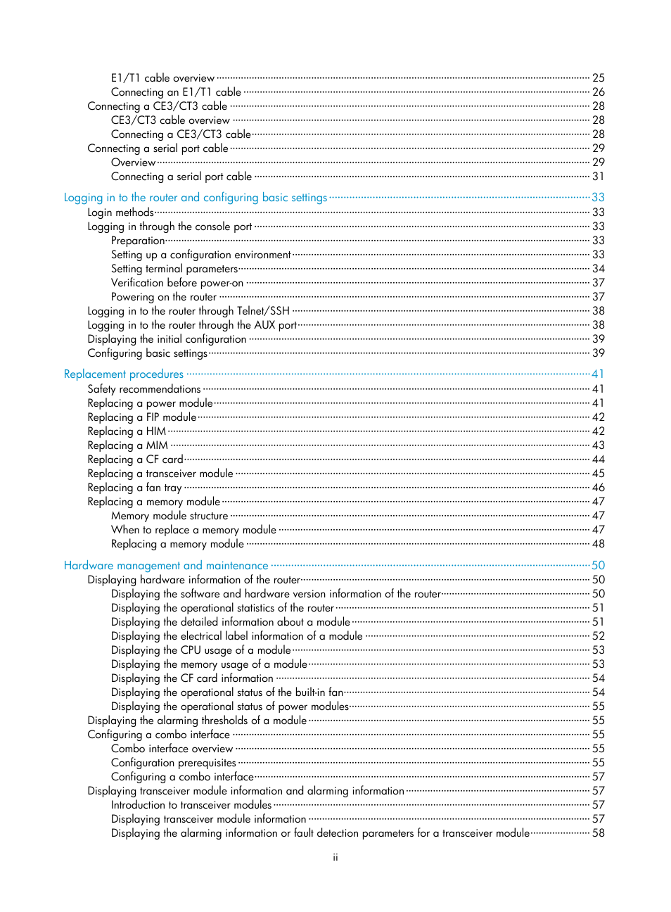 H3C Technologies H3C SR6600-X User Manual | Page 8 / 106