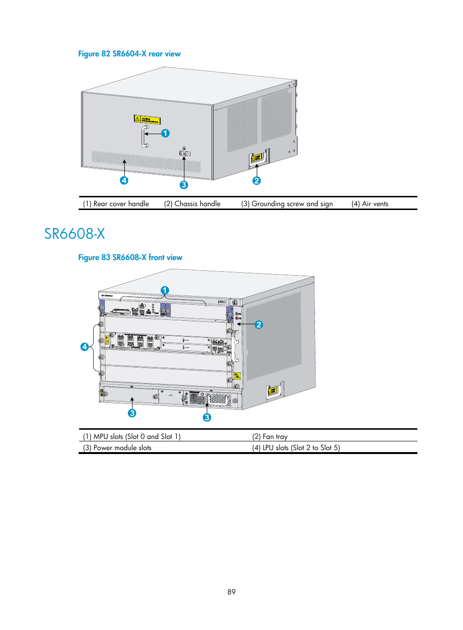 Sr6608-x | H3C Technologies H3C SR6600-X User Manual | Page 99 / 150