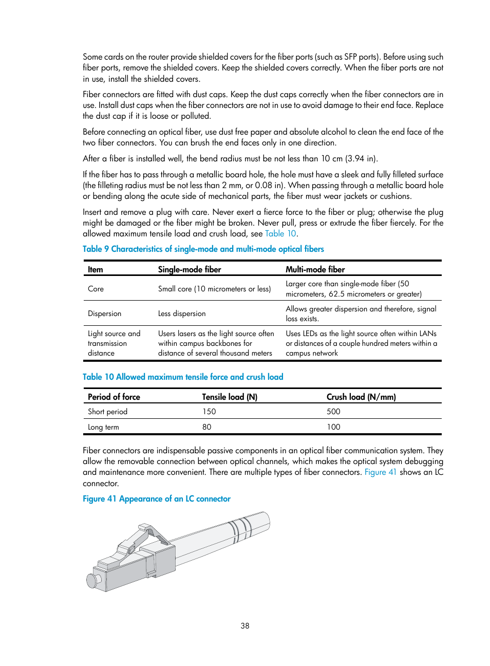 H3C Technologies H3C SR6600 User Manual | Page 48 / 161