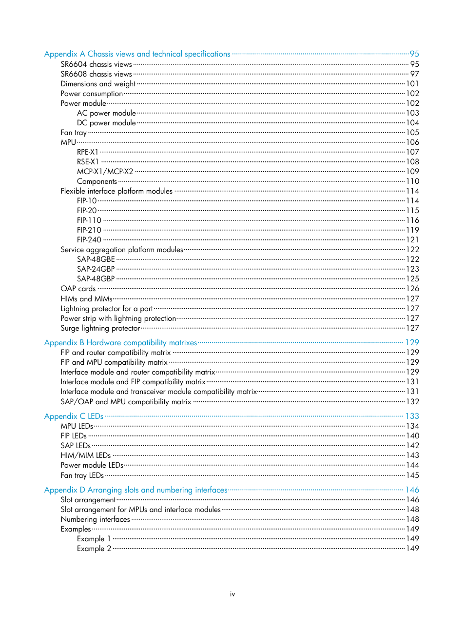 H3C Technologies H3C SR6600 User Manual | Page 9 / 161