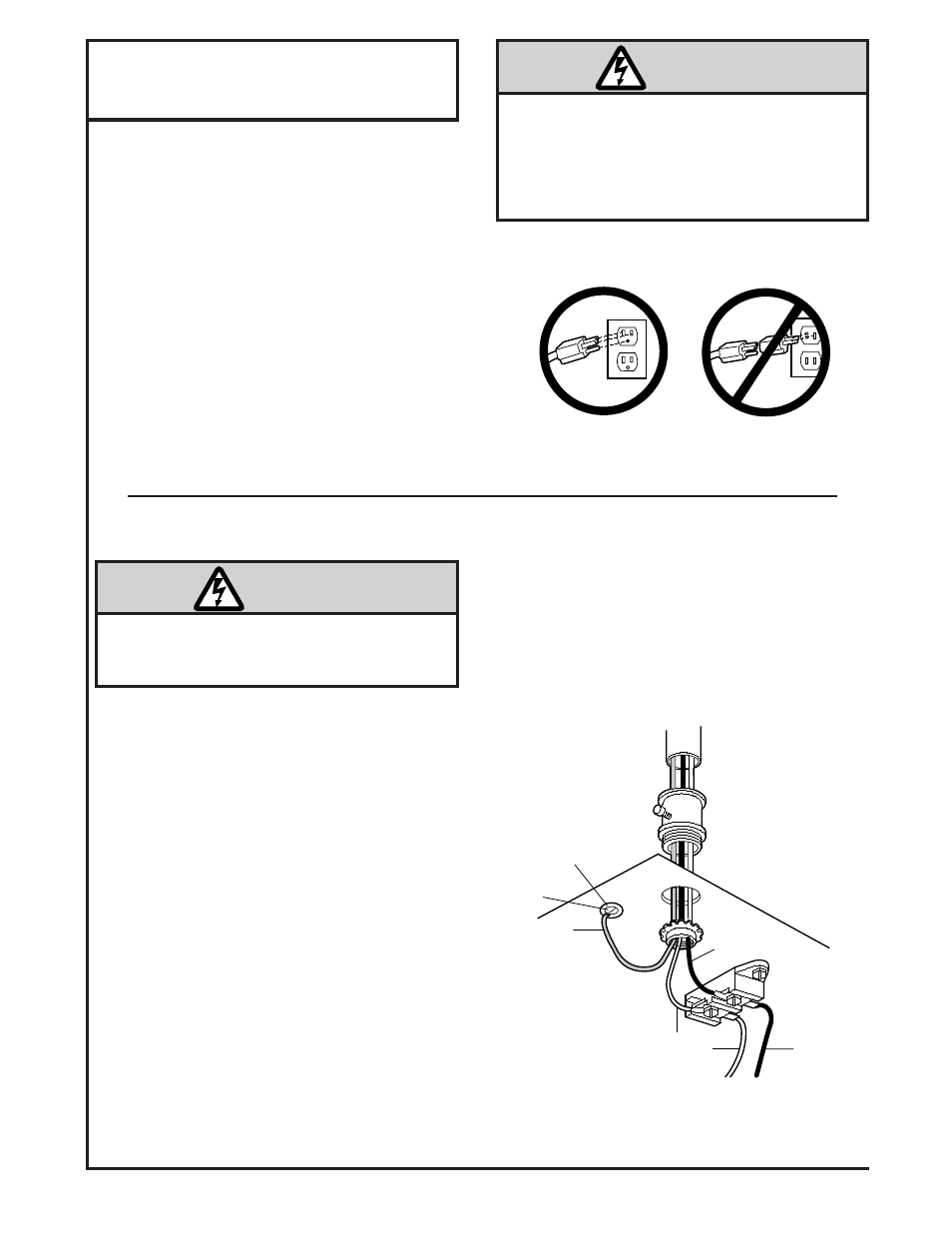 Warning, Installation step 9, Electrical requirements | Chamberlain 8200 1/2 HP User Manual | Page 20 / 40