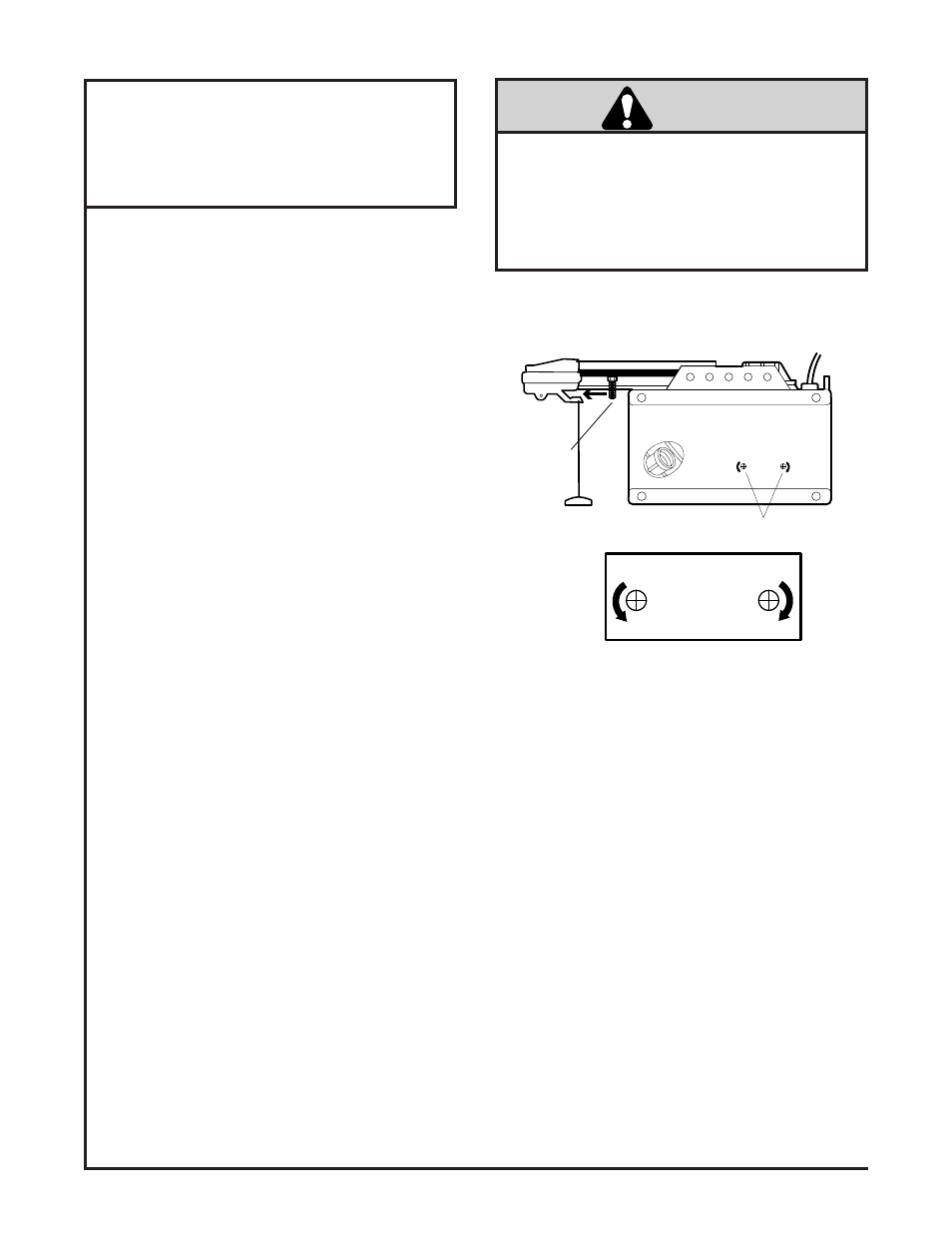 Warning, Adjustment step 1, Adjust the up and down limits | How and when to adjust the limits | Chamberlain 8200 1/2 HP User Manual | Page 28 / 40