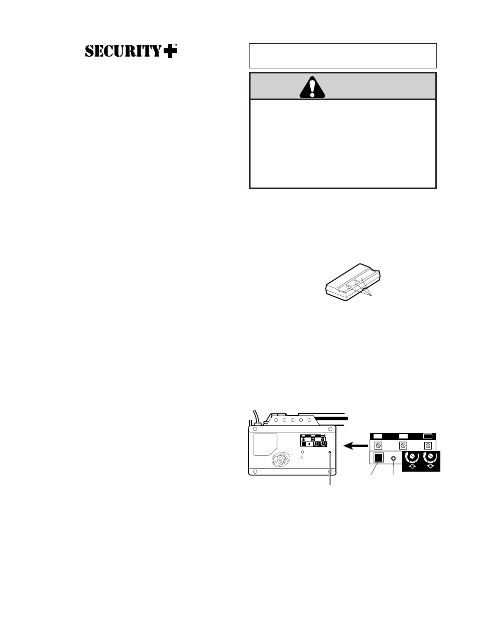 Warning, Receiver and remote control programming, Figure 2 | Figure 1 | Chamberlain 8200 1/2 HP User Manual | Page 33 / 40