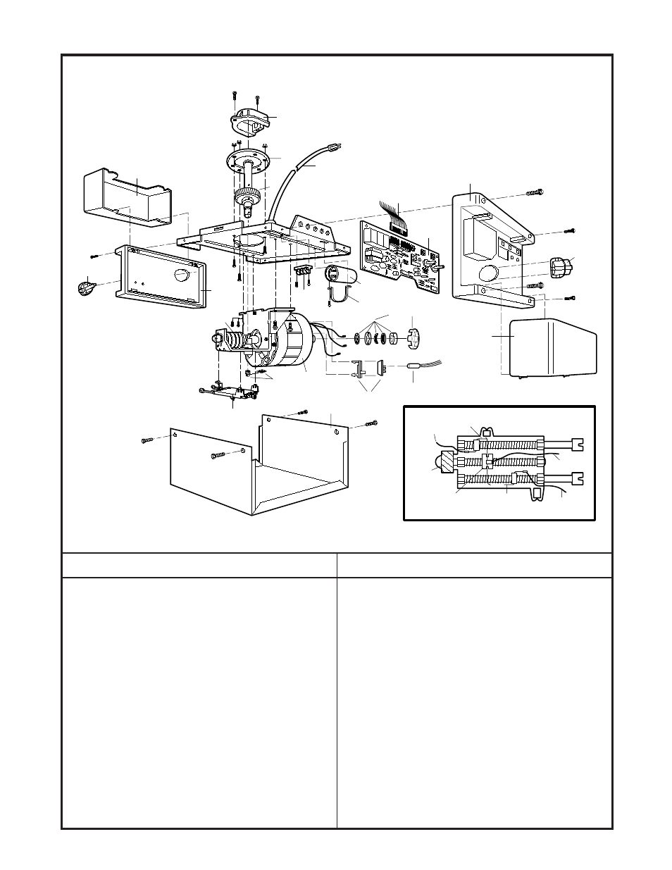 Repair parts | Chamberlain 8200 1/2 HP User Manual | Page 37 / 40