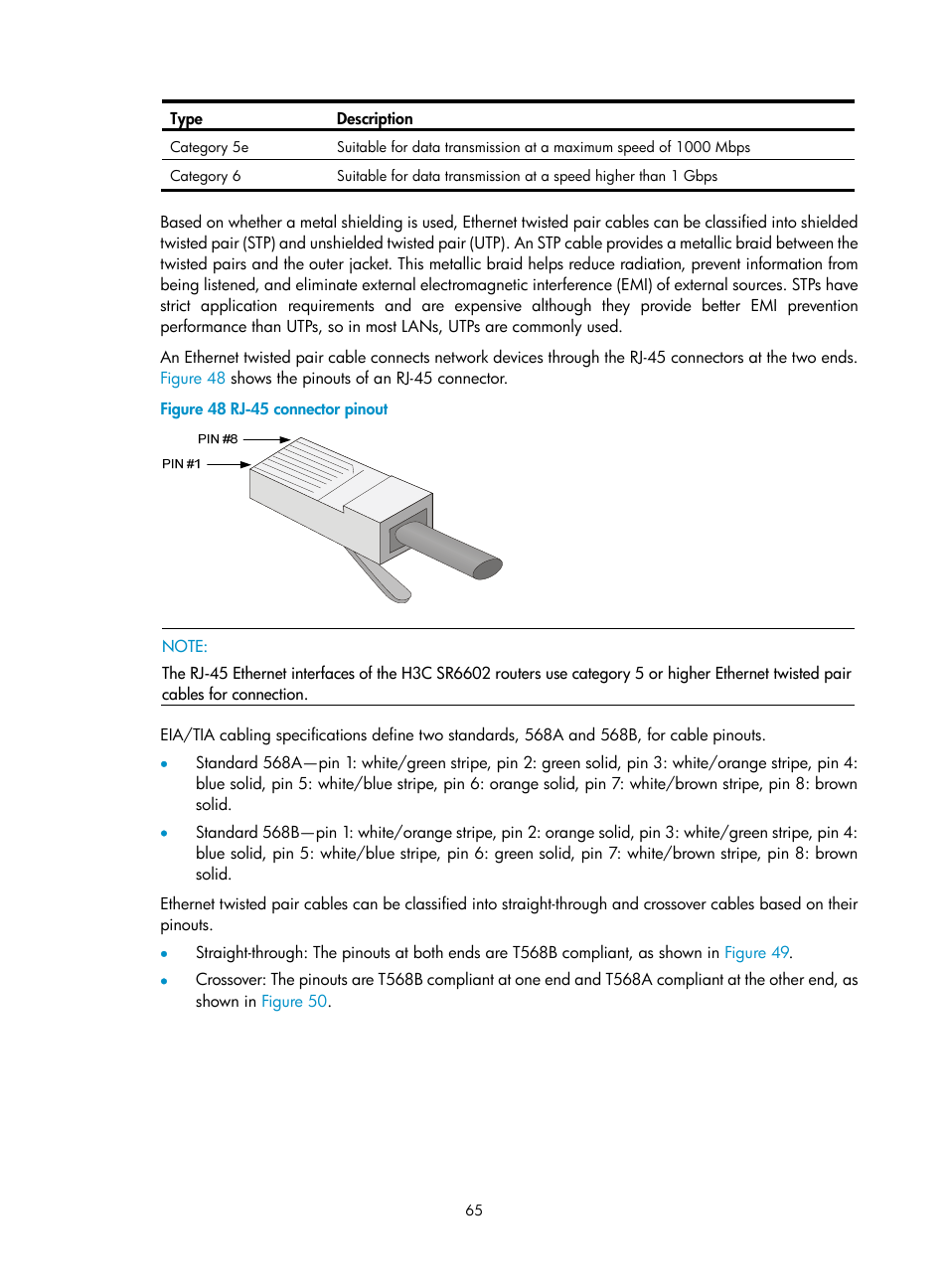 H3C Technologies H3C SR6600 User Manual | Page 73 / 90