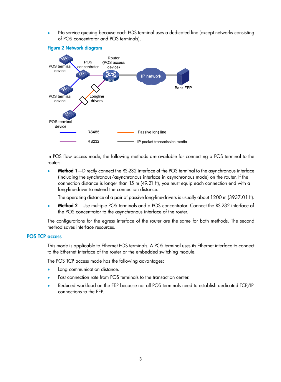 Pos tcp access, Figure 2 | H3C Technologies H3C MSR 5600 User Manual | Page 10 / 29