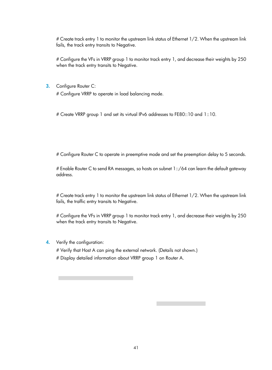 H3C Technologies H3C MSR 5600 User Manual | Page 49 / 99