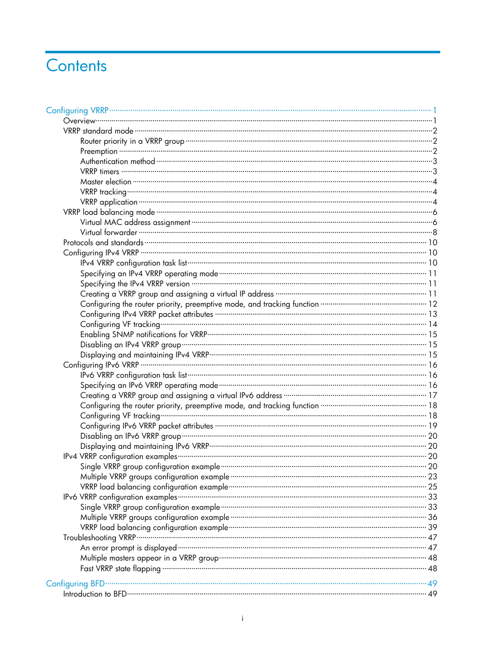 H3C Technologies H3C MSR 5600 User Manual | Page 7 / 99