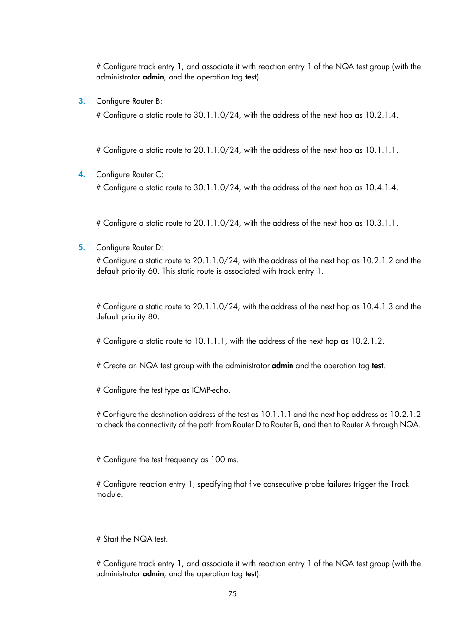 H3C Technologies H3C MSR 5600 User Manual | Page 83 / 99