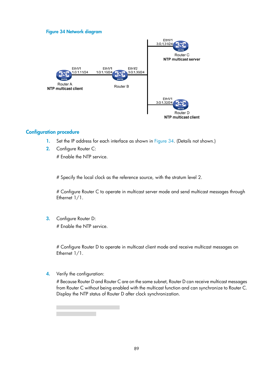 Configuration procedure | H3C Technologies H3C MSR 5600 User Manual | Page 102 / 247