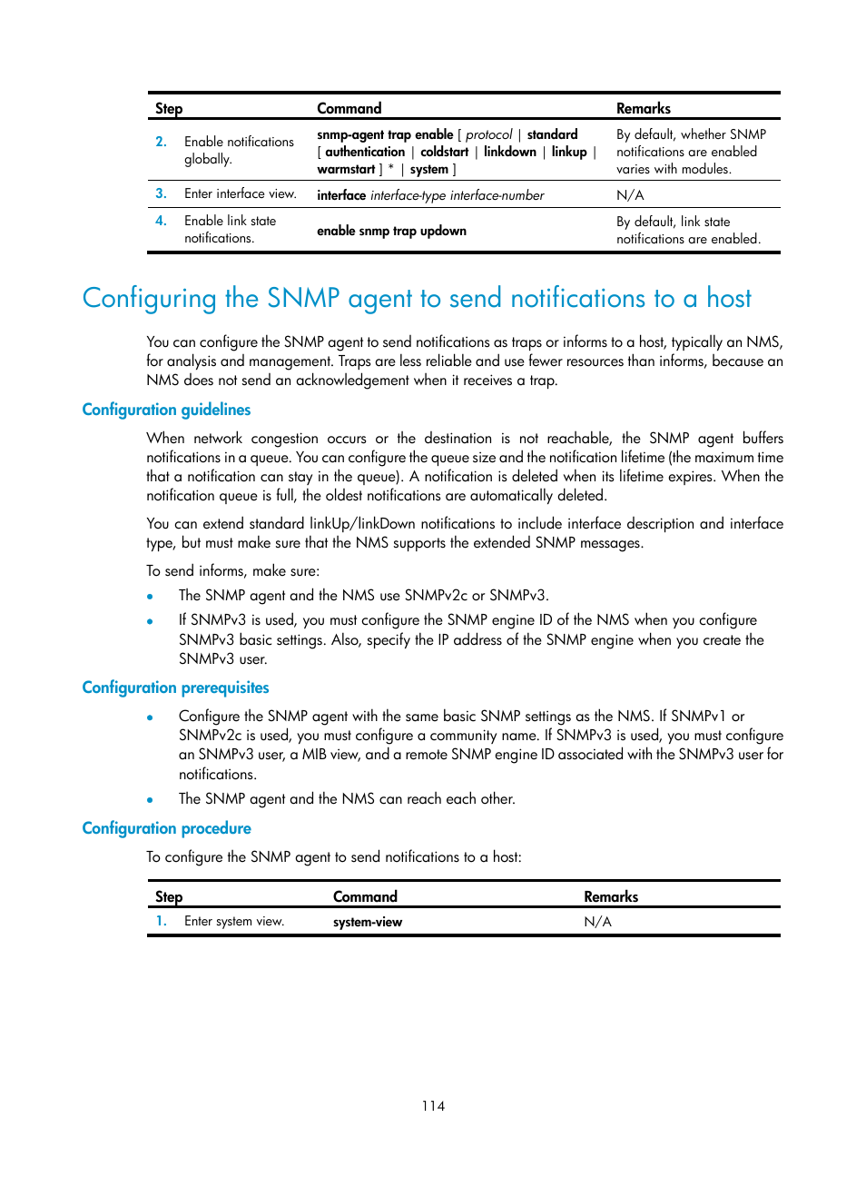 Configuration guidelines, Configuration prerequisites, Configuration procedure | H3C Technologies H3C MSR 5600 User Manual | Page 127 / 247