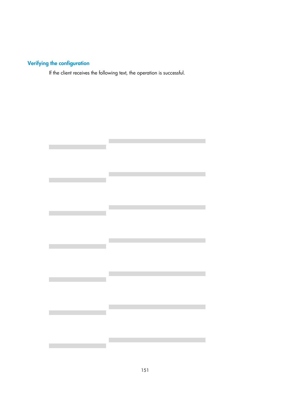 Verifying the configuration | H3C Technologies H3C MSR 5600 User Manual | Page 164 / 247