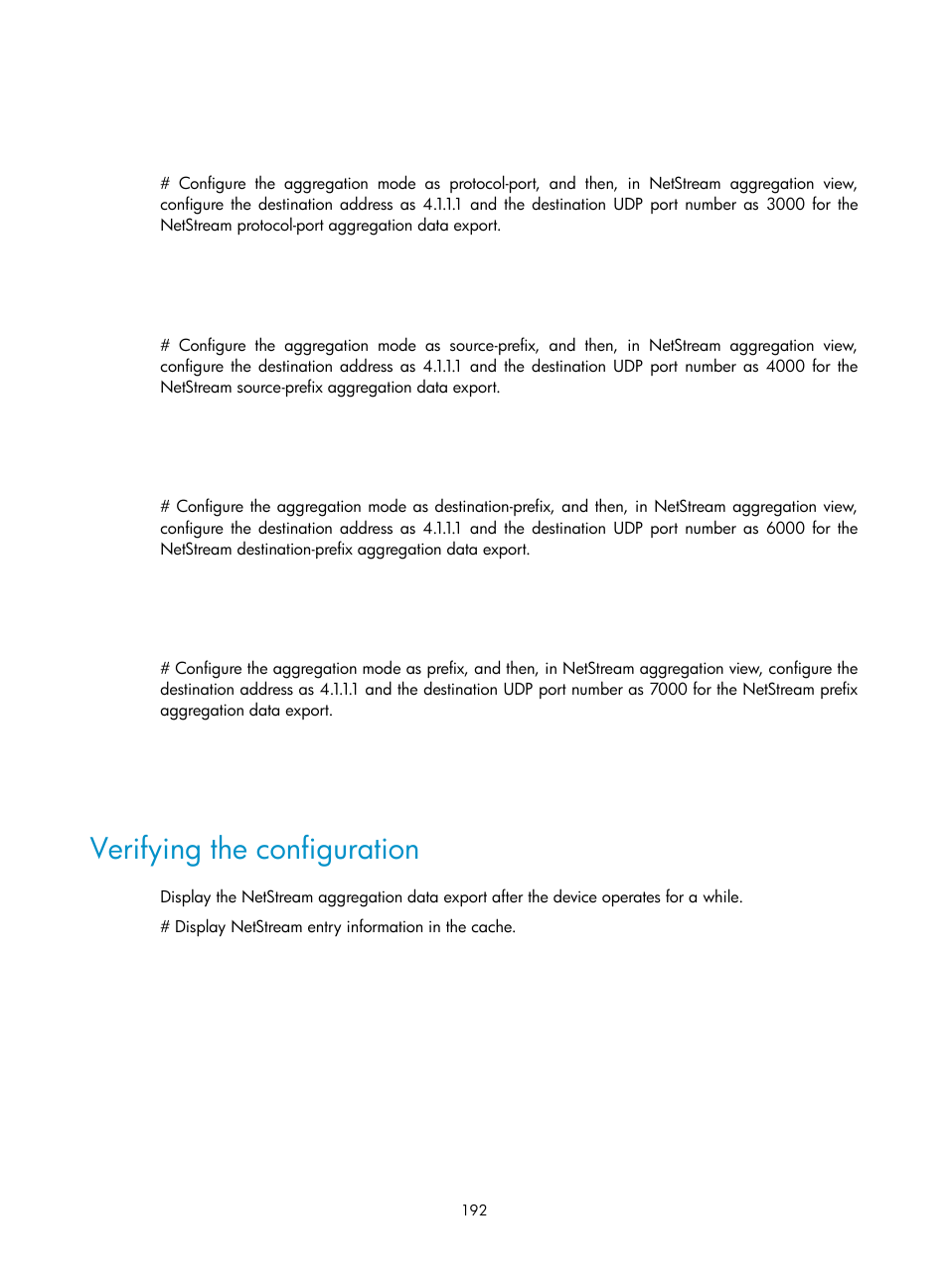 Verifying the configuration | H3C Technologies H3C MSR 5600 User Manual | Page 205 / 247