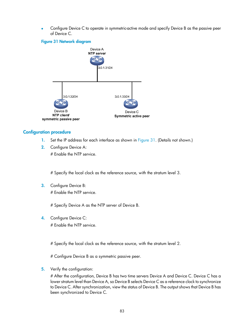 Configuration procedure | H3C Technologies H3C MSR 5600 User Manual | Page 96 / 247