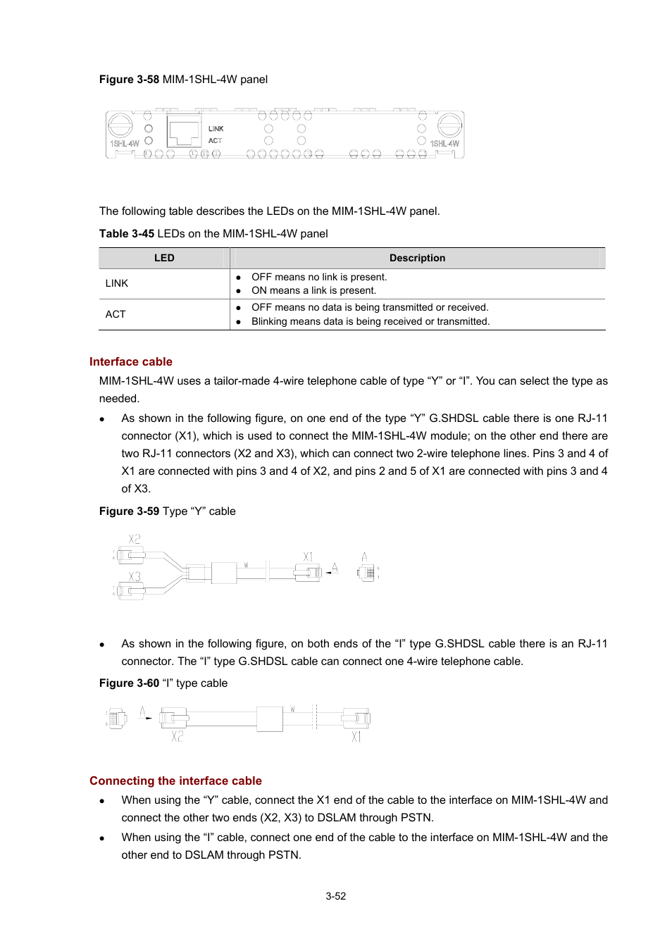 Interface cable, Connecting the interface cable | H3C Technologies H3C MSR 50 User Manual | Page 156 / 308