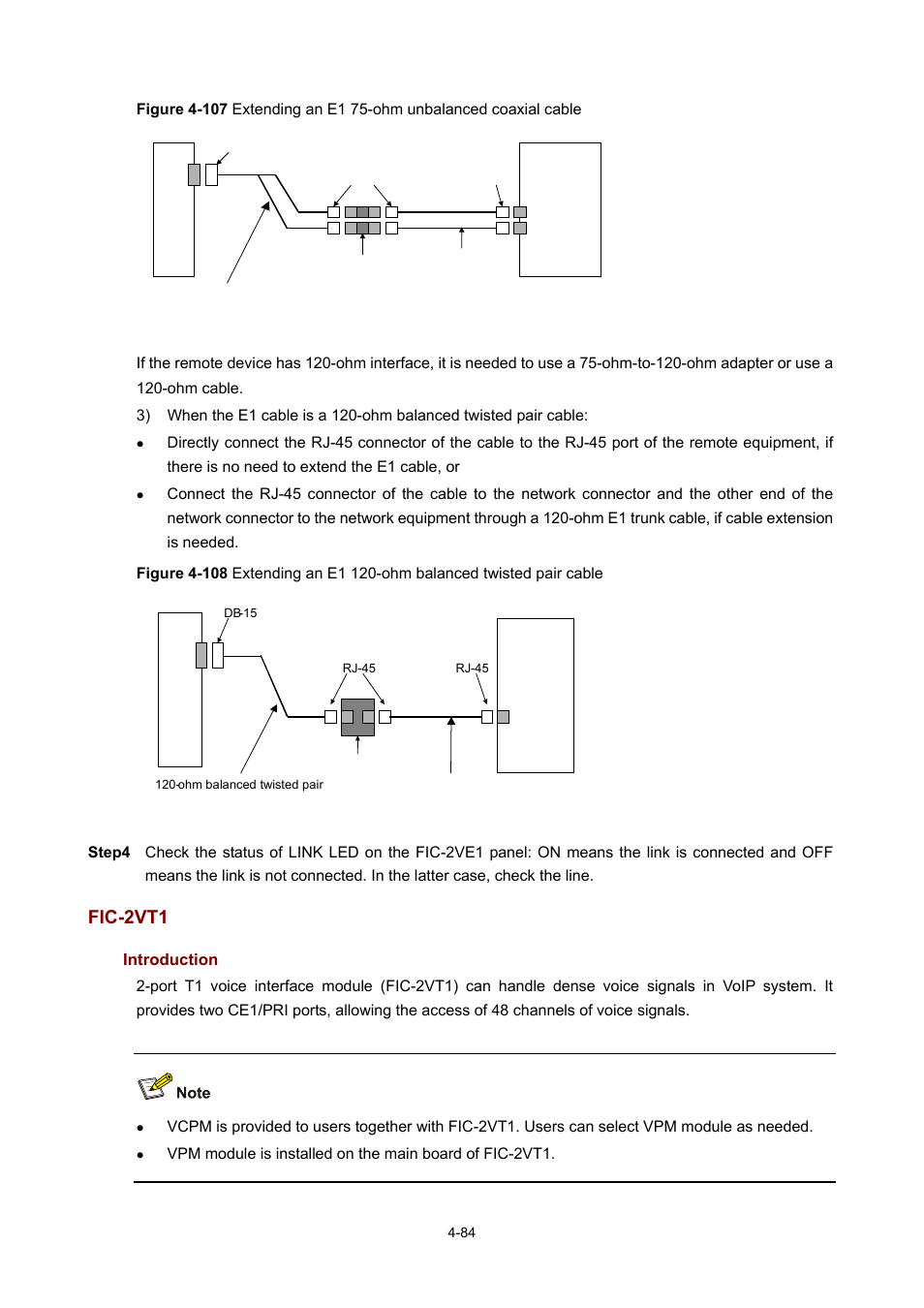 Fic-2vt1, Introduction | H3C Technologies H3C MSR 50 User Manual | Page 279 / 308