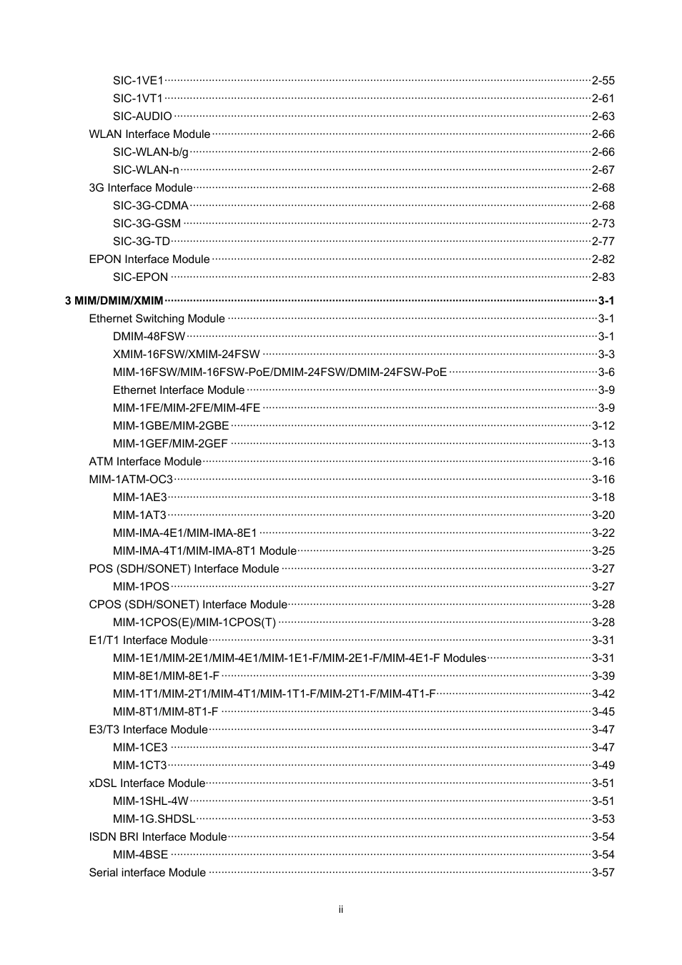 H3C Technologies H3C MSR 50 User Manual | Page 7 / 308