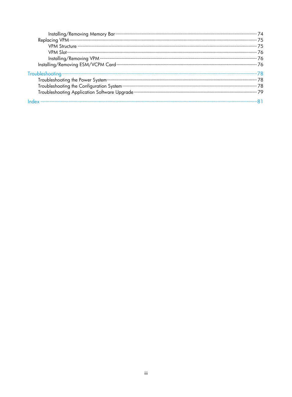 H3C Technologies H3C MSR 50 User Manual | Page 8 / 89