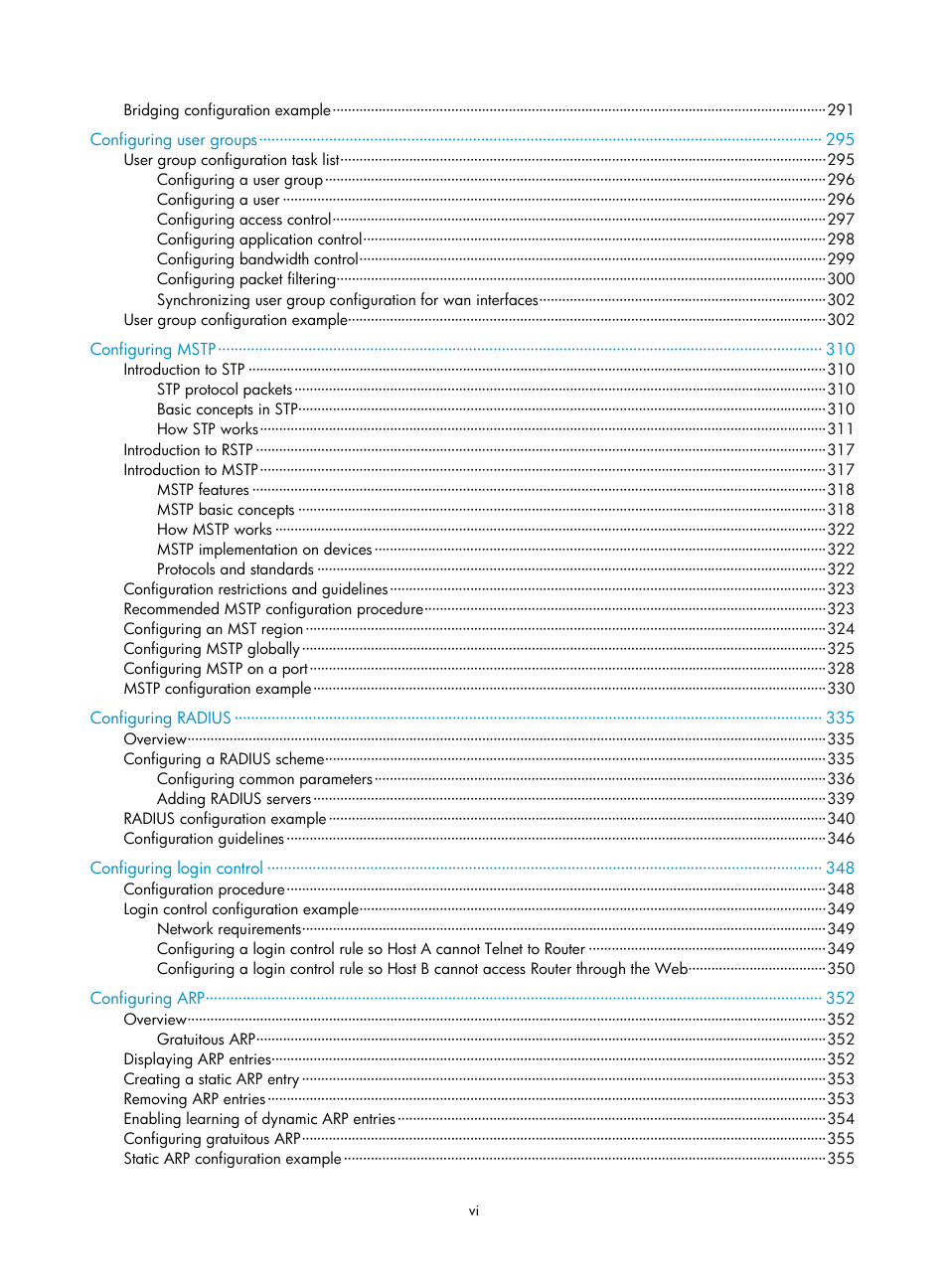 H3C Technologies H3C MSR 50 User Manual | Page 12 / 877