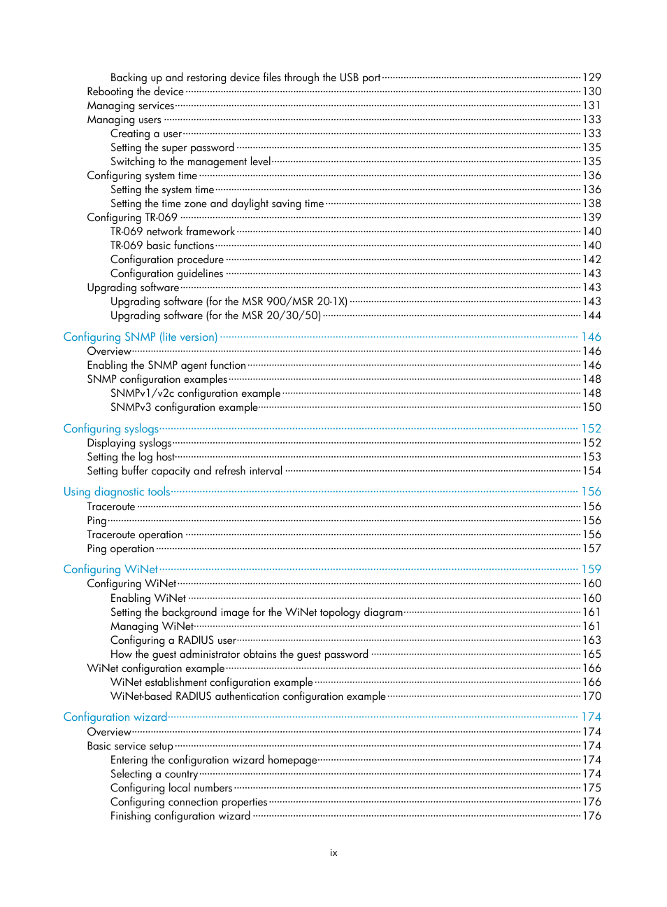 H3C Technologies H3C MSR 50 User Manual | Page 15 / 877