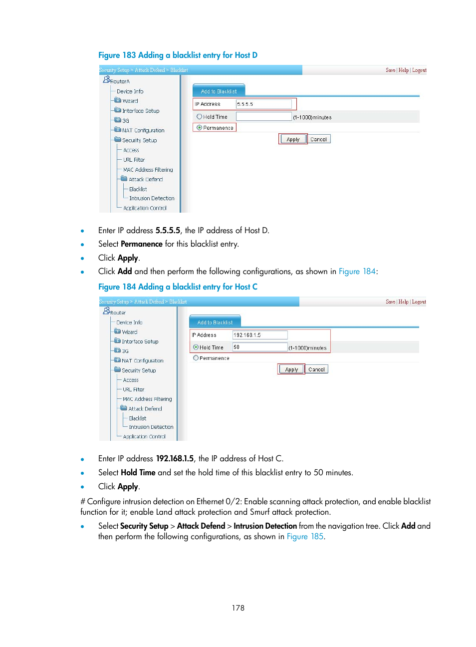 N in, Figure 183 | H3C Technologies H3C MSR 50 User Manual | Page 199 / 877